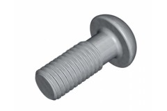 Halbrundkopfschraube mit Innensechskant, ISO7380 10.9 M6x14 mit Schaft